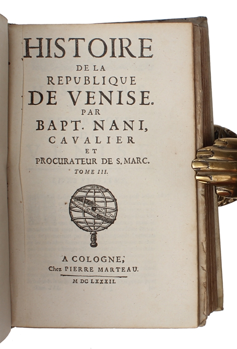 Histoire de la Republique de Venise. 4 part. 