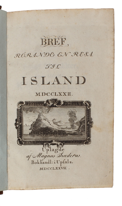 Bref, rörande en resa til Island 1772.
