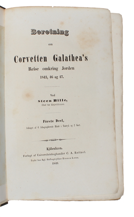 Beretning om Corvetten Galathea's Reise omkring Jorden 1845, 46 og 47. 1.-3. Deel. 