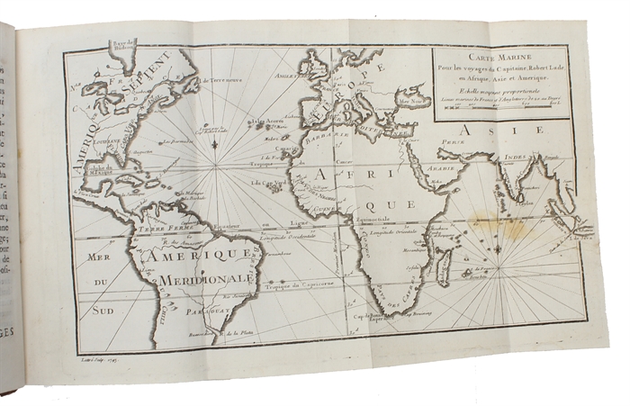 Voyages du Capitaine Robert Lade en differentes parties de l'Afrique, de l'Asie et de l'Amerique. 2 vols. 