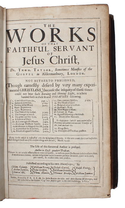 The works of the Right Reverend Father in God, Edward Reynolds, D.D., late Lord Bishop of Norwich (...) with a collection of thirty sermons preached on several occasions. (Including:) Explication of the Hundred and Tenth Psalm (1677, fifth edition)...