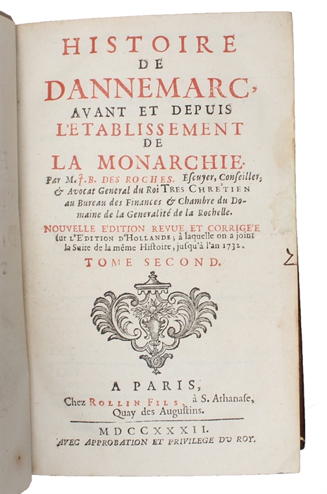 Histoire de Dannemarc, avant et depuis l'établissement de la monarchie.‎ Nouvelle Edition. 9 vols. 