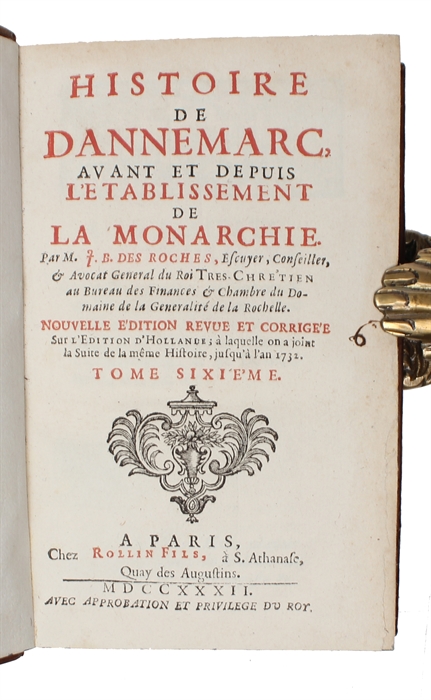 Histoire de Dannemarc, avant et depuis l'établissement de la monarchie.‎ Nouvelle Edition. 9 vols. 