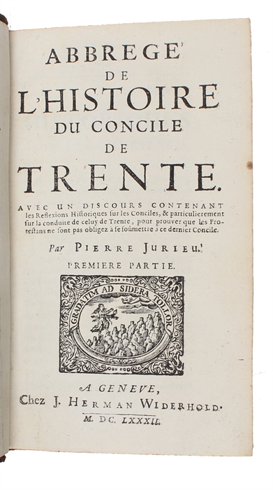 Abbrégé de l'histoire du Concile de Trente. 2 vols. 