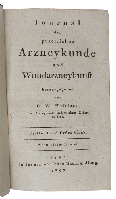 Journal der practischen Arzneykunde und Wundarzneykunst. Band 1-12.