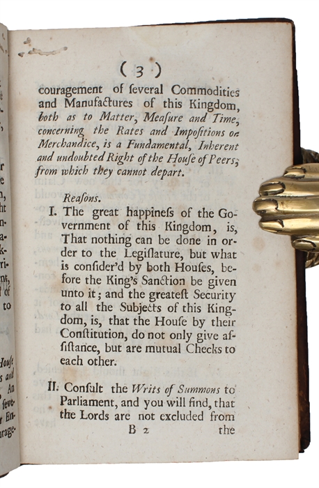 The Privileges of the House of Lords and Commons Argued And Stated, In Two Conferences Between Both Houses. April 19, and 22, 1671 (...).