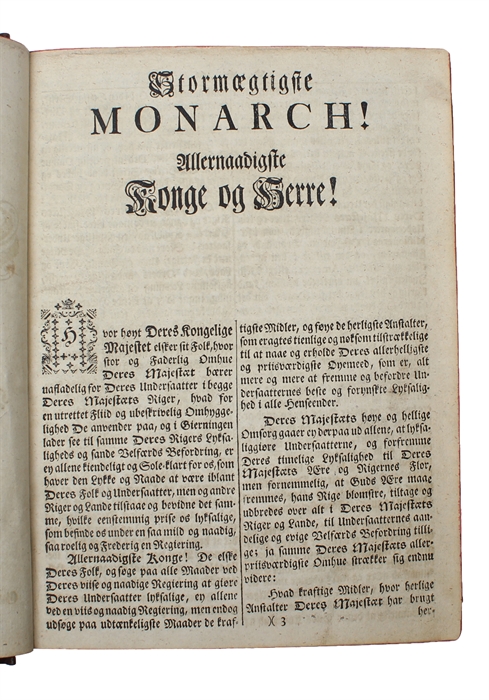 Biblia, det er Den gandske Hellige Skriftes Bøger, ved Hans Kongel. Majests. Vor Allernaadigste Arve-Herres Kong Friderich den Femtes christlige Omsorg, (...)
