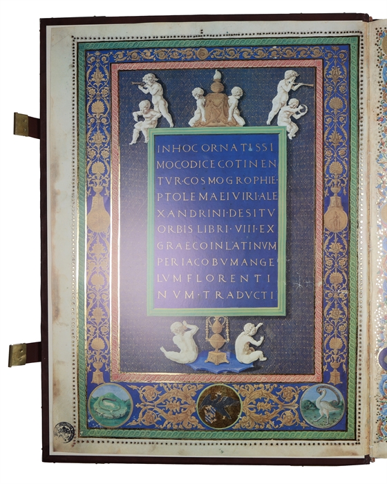 Die Cosmographia des Claudius Ptolemaeus 1472. (Facsimilie of Codex Urbinas Latinus, no 277, in Bibliotheca Apostolica Vaticana, Rome)