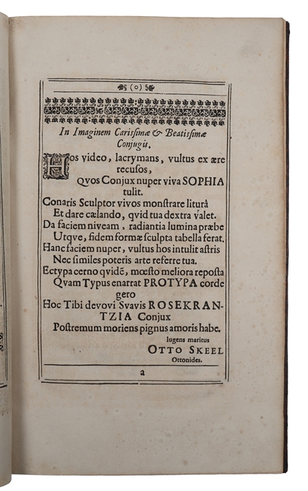 De Helliges Ancker - Hold udi Gud fremsat af Davids LXXIII, Psalmes 23. 24 25 og 26. vers og udi Den Høy-Edle og Velbaarne Frues Fr. Sophie Rosenkrantzes Høy-Edle og Velbaarne Mands Otte Skeels til Birckelse Hans Kongelige Mayest.