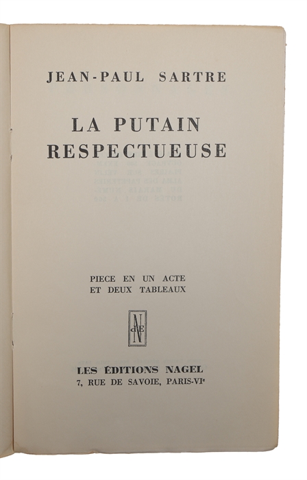 La Putain respectueuse.