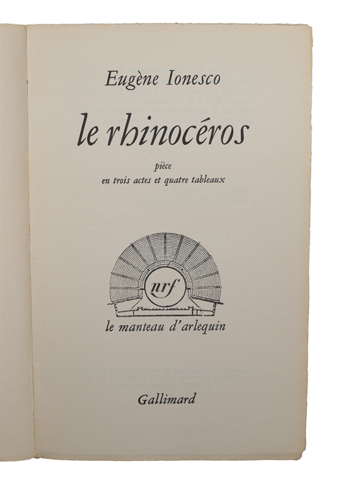 Le rhinocéros.