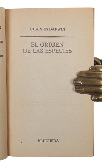 El origin de las especies. 