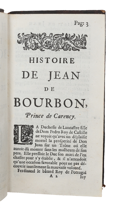 Histoire de Jean de Bourbon, Prince de Carency. 2 parts. 