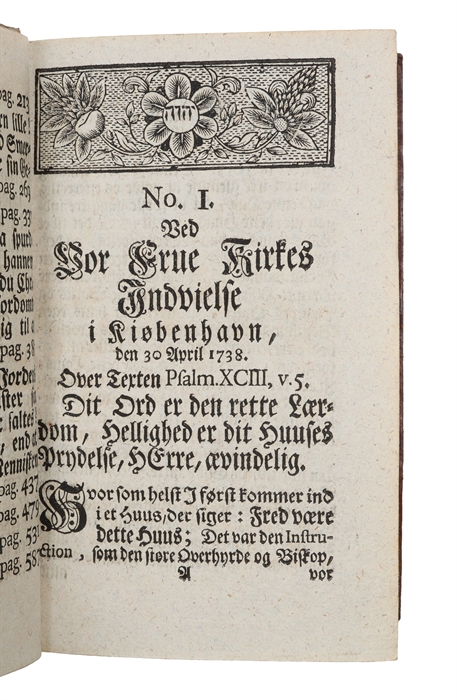 Tolv offentlige Taler holdte ved Kirke- Bispe- og Præste-Vielser, efter Kongl. Allernaadigste Befalning til Trykken udgivne. Først, anden og treidje samling. 3 vols. 
