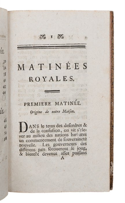 Matinées royales ou entretiens sur l'art de regner.