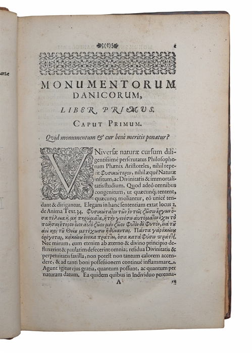 Danicorum Monumentorum Libri Sex: E spissis antiquitatum tenebris et in Dania ac Norvegia extantibus ruderibus eruti + Regum Daniae Series duplex et Limitum inter Daniam & Sveciam Descriptio. Ex vetustissimo Legum Scanicarum Literis Runicis in membran...