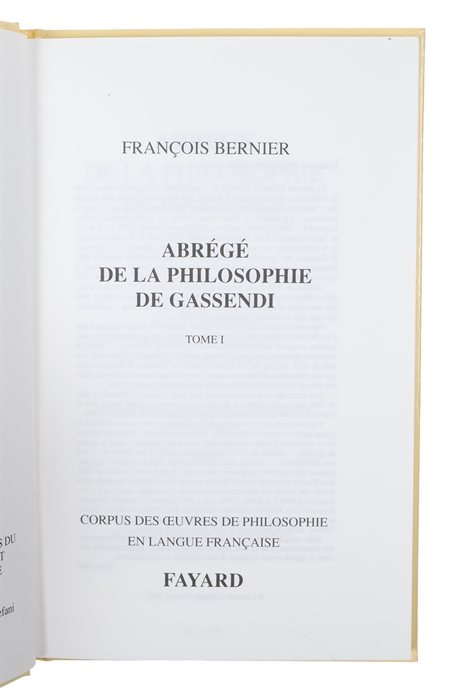 Abrege de la Philosophie de Gassendi. 7 vols. 