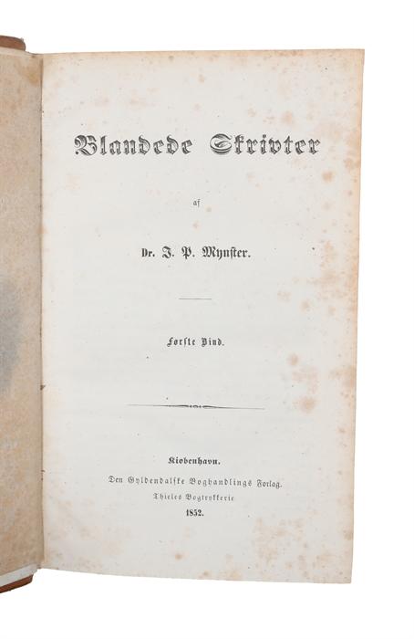 Blandede Skrivter. Seks Bind.