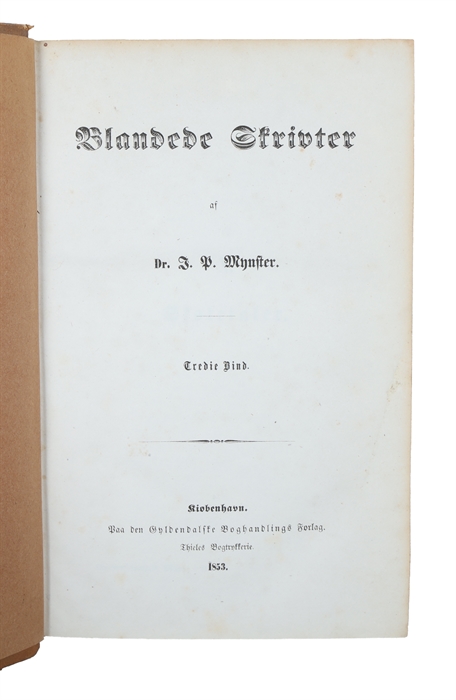 Blandede Skrivter. Seks Bind.