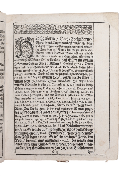 Der seligen Kinder Gottes unsterbliches Ehrengedächtnüss Das ist Der erster Theil Christlicher Leich- und Trost-Predigten. Die bey vornehmer und gottseliger Leute Leichbegängnüssen in der Veste Cüstrin gehalten. 3 parts. 