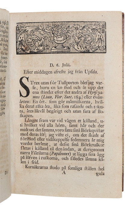 Wästgötha Och Bahusländska Resa Förrättad År 1742. Med Anmärkningar uti Historia Naturali, Physique, Medicine, Oeconomie, Antiquiteter etc. Jemte nödige Figurer.