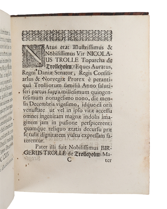Statua triumphalis memoriae viri magnifici Dn. Nicolai Trolle de Trolleholm...