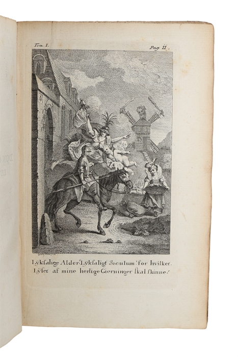 Den Sindrige Herremands Don Quixote af Mancha, Levnet og Bedrifter. Oversat, efter det i Amsterdam og Leipzig 1755, udgivne Spanske Oplag, af Charlotte Dorothea Biehl. 4 vols.