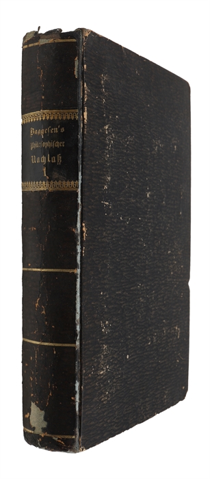 Philosophischer Nachlass. Herausgegeben von Carl A. R. Baggesen. I-II.