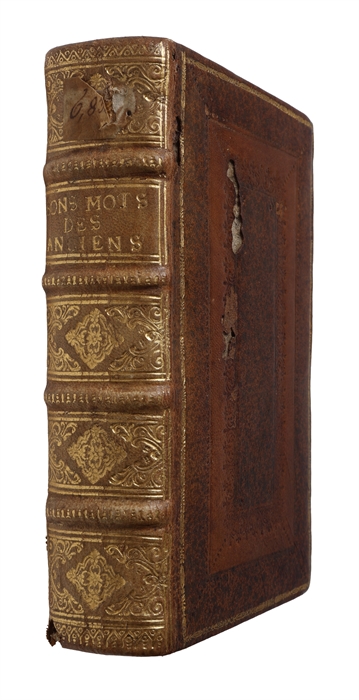 Les apophtegmes ou Bons mots des anciens tirez de Plutarque, de Diogene Laerce, d'Elien, d'Athénée,de Stobée, de Macrobe.