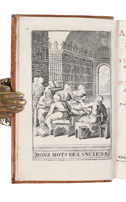 Les apophtegmes ou Bons mots des anciens tirez de Plutarque, de Diogene Laerce, d'Elien, d'Athénée,de Stobée, de Macrobe.