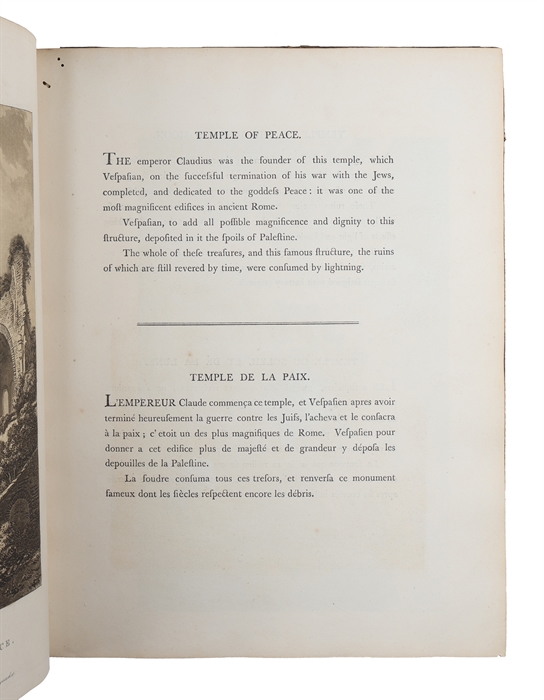 A Select Collection of Views and Ruins in Rome and Its Vicinity, Executed From Drawings Made Upon the Spot, in 1791. 2 Parts. 