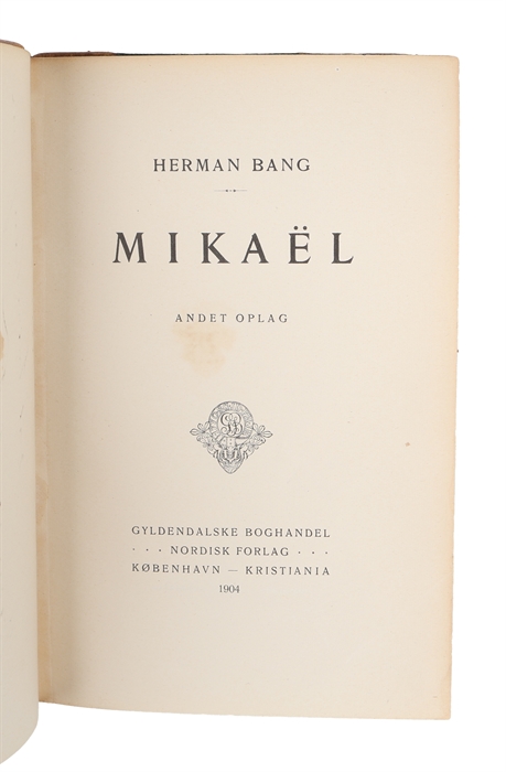 Mikaël. Andet Oplag.
