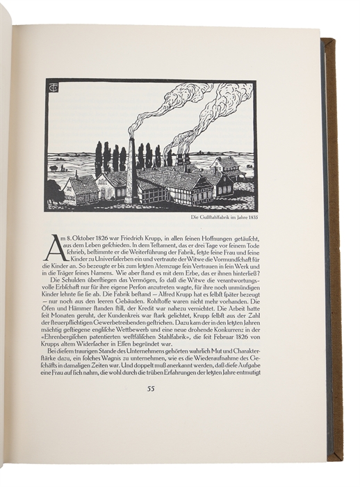 Krupp 1812 - 1912. Zum 100jährigen Bestehen der Firma Krupp und der Gussstahlfabrik Essen-Ruhr (+) Festakt im Lichthohf des Hauptverwaltungsgebäudes. 