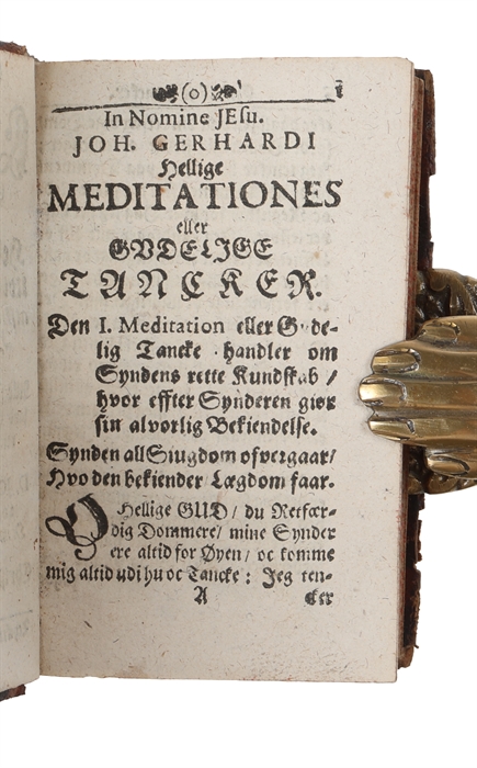 Siælens Klenodie, Som indeholder 51. Hiertens Hellige Betenckelser, udi den salige Religions atskillige Artickle, udaff den Hellige Skrifft kortelig sammenskreffven, Alle fromme Christne til en sand Gudfryctigheds oc det indvortis Menniskis Forfremmel...