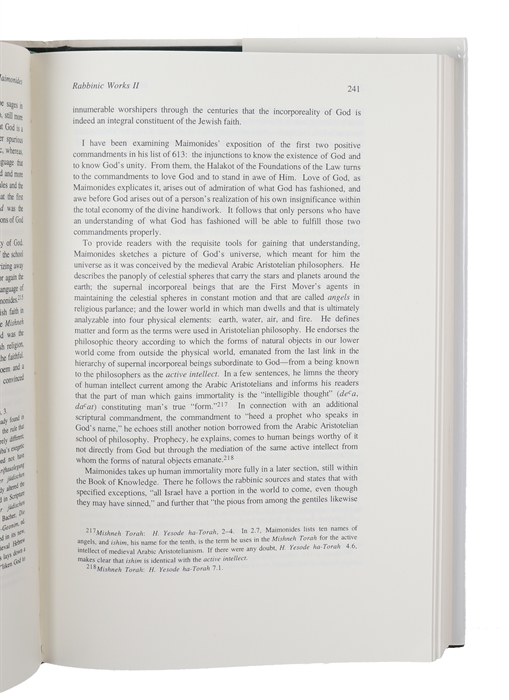 Moses Maimonides : The Man and His Works.