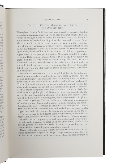The Clock and the Mirror. Girolamo Cardano and Renaissance Medicine.