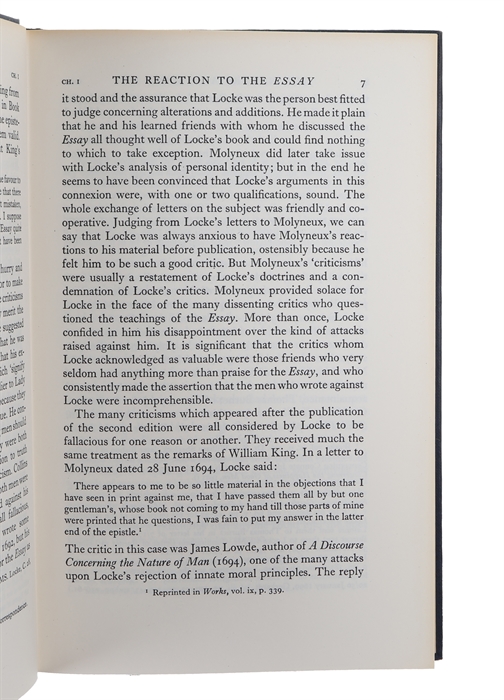 John Locke and the Way of Ideas.