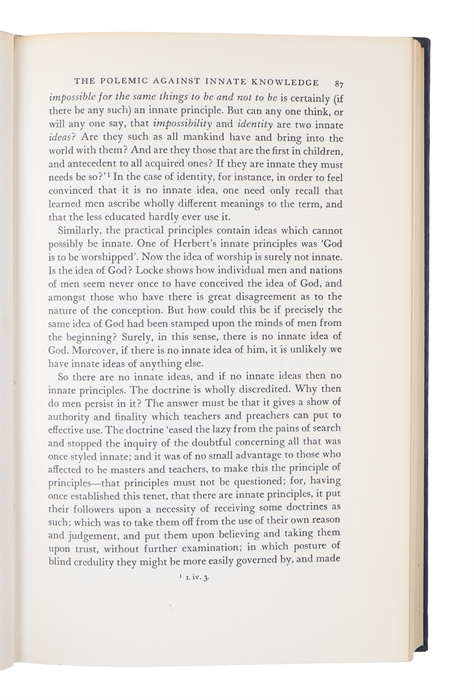 John Locke. Third Edition.