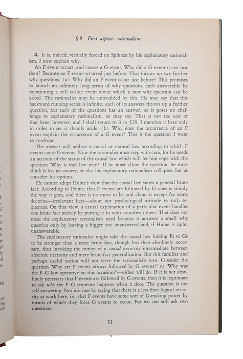 A Study of Spinoza's Ethics.