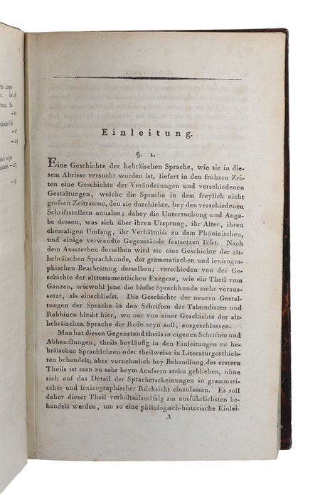 Geschichte Der Hebraischen Sprache Und Schrift. Eine Philologisch-Historische Einleitung in Die Sprachlehren Und Worterbucher Der Hebraischen Sprache