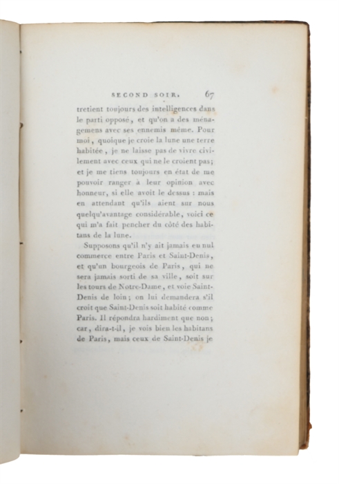 Entretiens sur la pluralité des mondes.