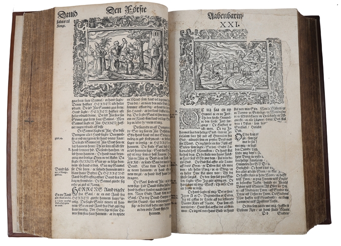 Biblia. Det er den gantske Hellige Scrifft Paa Danske igien offuerseet oc Prentet effter Salige oc høylofflige ihukommelse Kong Friderichs den II. Befalning. (3 parts).