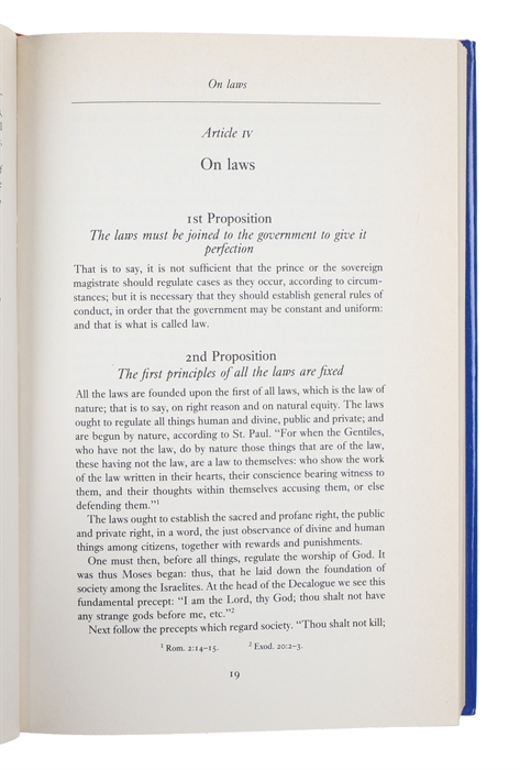 Politics drawn from the Very Words of Holy Scripture. Translated and Edited by Patrick Riley.