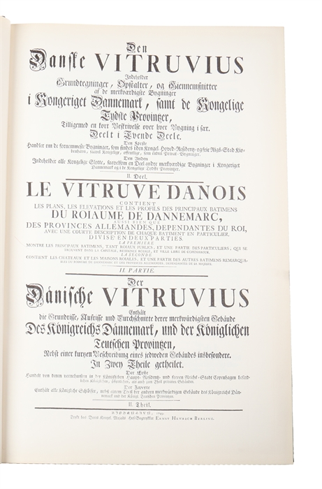 Den Danske Vitruvius. 3 vols. 