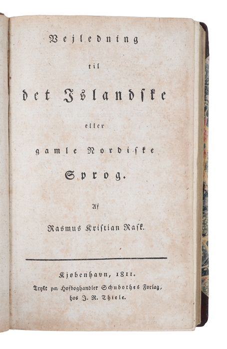 Vejledning til det Islandske eller gamle Nordiske Sprog.
