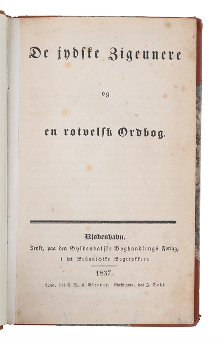 De jydske Zigeunere og en rotvelsk Ordbog.
