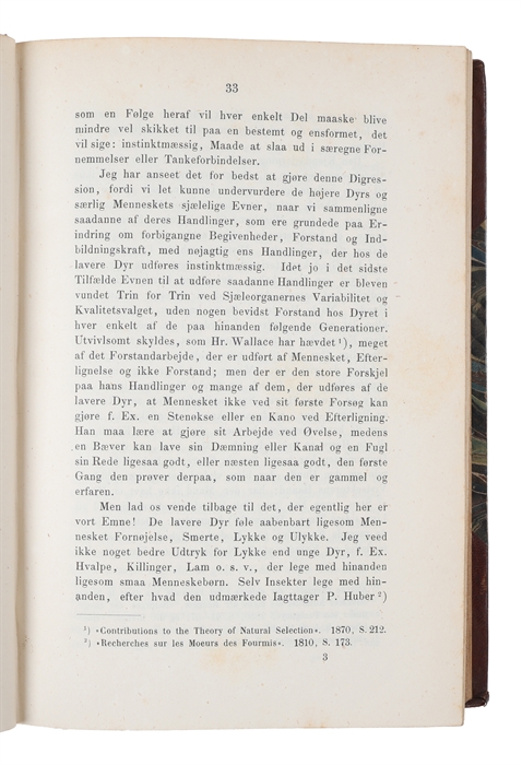 Menneskets Afstamning og Parringsvalget. Oversat af J.P. Jacobsen. 2 vols. 