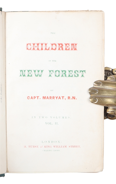 The Children of the New Forest. 2 vols. 
