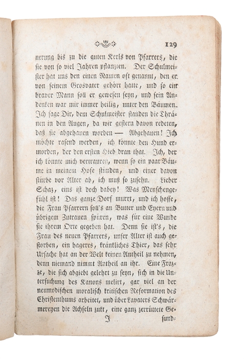 Die Leiden des jungen Werthers. Zweynte ächte Auflage. 2 parts.