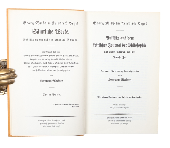 Sämtliche Werke. Jubiläumsausgabe in zwanzig Bänden. 22 vols (complete).